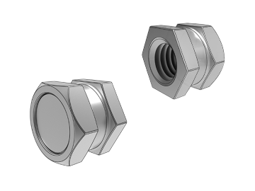 DIN16903 Type E Embedded Hex Nuces