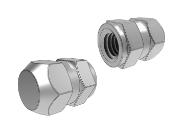 DIN16903 Type R Embedded hex nut