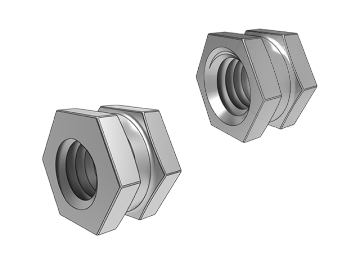 DIN16903 Type A embedded hex nut