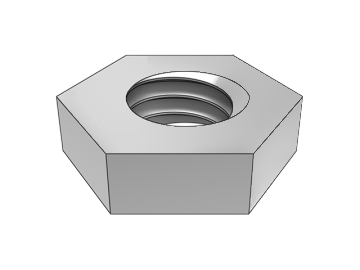 DIN439-1 Hexagon tenues nuces sine chamfer