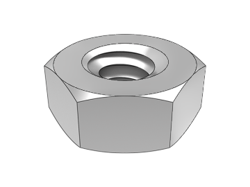 ASME B18.2.2.1-1 Hex nucis