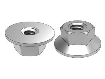 ASME B18.2.2.12 Hexagon Large Flange Nut