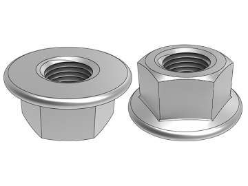 ISO 10663 Hexagon Flange Nuces cum fine Pitch