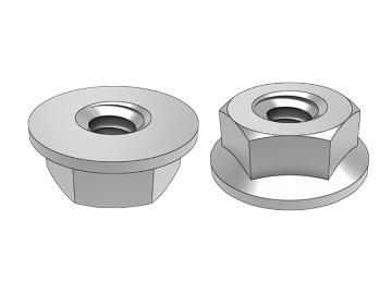 ASME B18.2.2.12 Hexagon Flange Nut