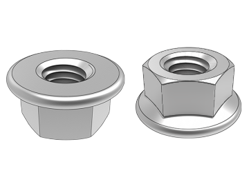 DIN6923 Hexagon Flange Nuces sine Dente