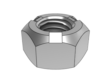 GB6185.1-B Type 2 All Metal Hexagon Lock Nuces (tres-punctum Press)