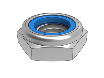 GB6172.2 Hexagon tenues lock nuces cum non-metallicis insertas