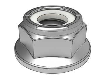 ASME B18.16.6.9 Baini non-metallicis inserta nucum LABIUM hexagonum cincinno